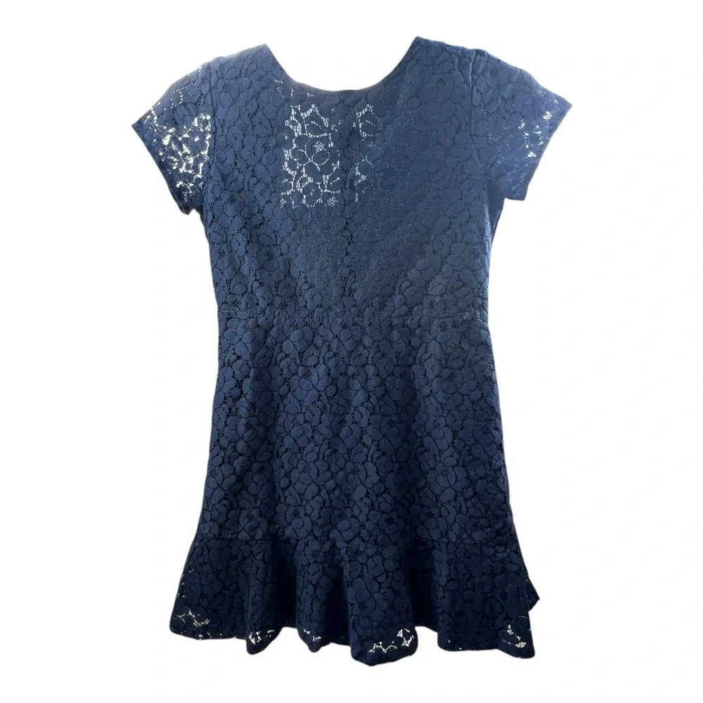GAP Navy Blue Lace Kids Dress